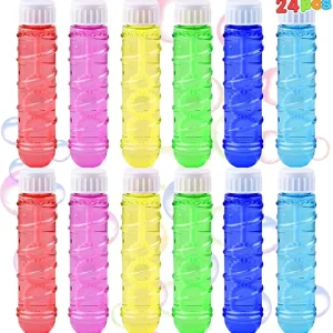 Clear Bubble Bottle with wand Set, 24 Pack – SLOOSH