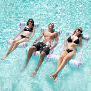 3pcs 4 in 1 Hammock Inflatable Pool Float