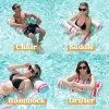 3Pcs 4 in 1 Hammock Inflatable Pool Float