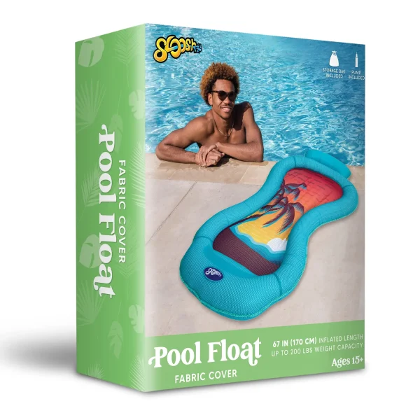 Adult Inflatable Pool Float Lounge with Headrest