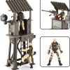 Desert Military Base Toy Set and Army Action Figures