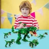 6 in 1 Dinosaur Building Block Set