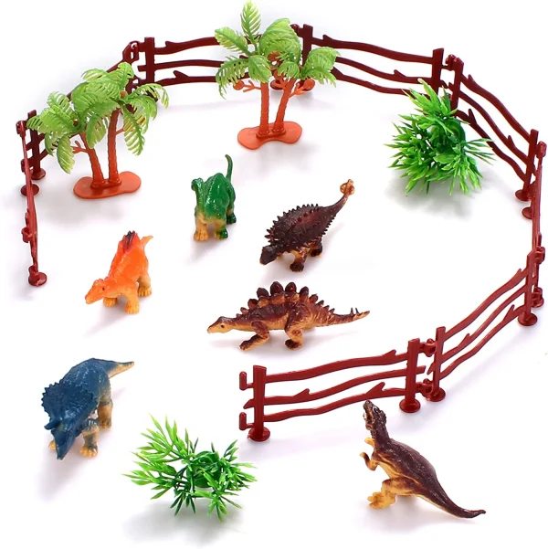 Dinosaur Carrier Toy Truck with 6 Dinosaur Figures