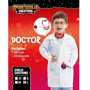 Kids Doctors Lab Coat Halloween Costume