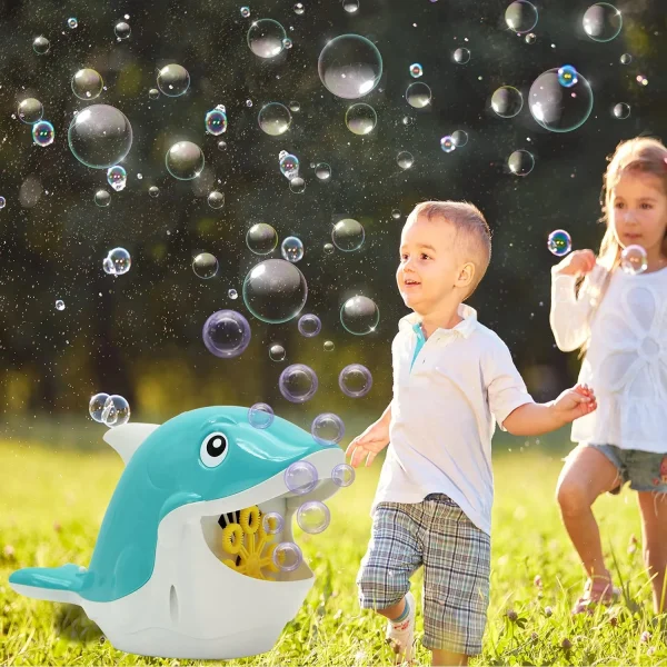 2pcs Kids Automatic Bubble Blower Machine