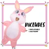 Easter Full Body Pink Bunny Inflatable Costume (Adult and Child)