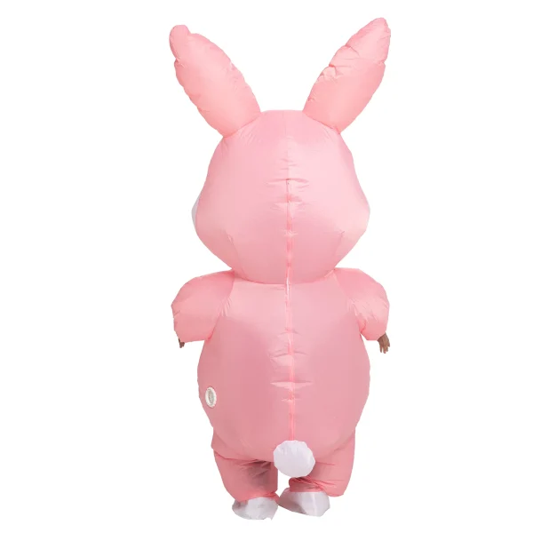 Easter Full Body Pink Bunny Inflatable Costume (Adult and Child)