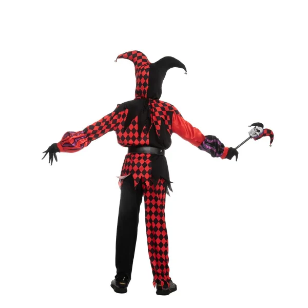 Kids Red Evil Clown Halloween Costume