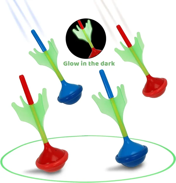 Syncfun Glow in the Dark Lawn Darts Game Set