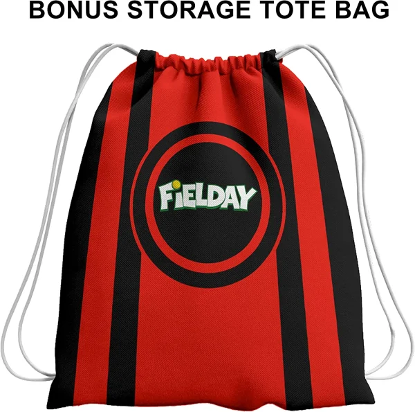 9Pcs FIELDAY - Red and Black Bean Bags