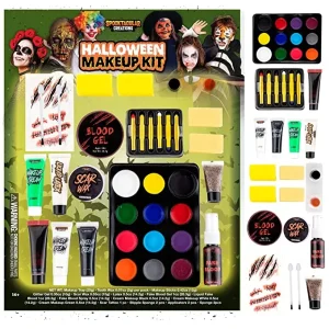 25Pcs 12 Color Halloween Makeup Kits