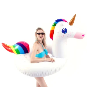 46in Adults and Kids Inflatable Ride A Unicorn Pool Float