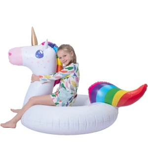 46in Adults and Kids Inflatable Ride A Unicorn Pool Float