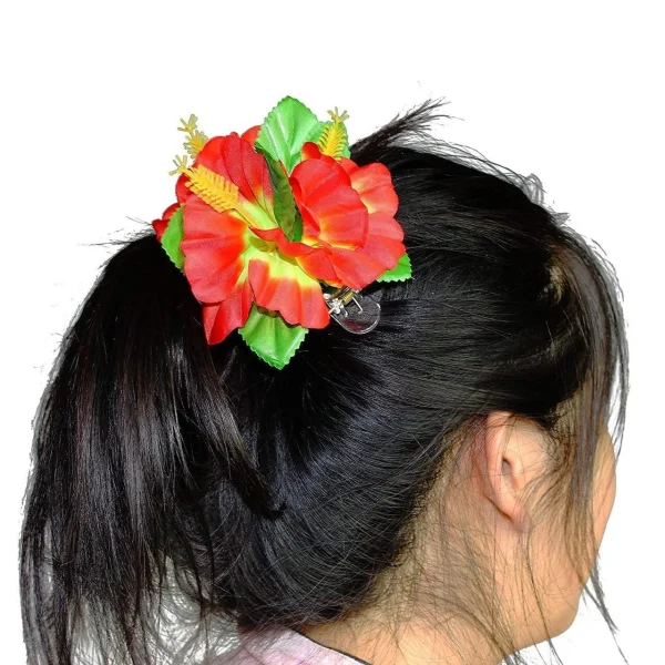 Flower Lei Hair Clips, 18 Pcs