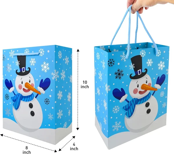 24pcs Blue Themed christmas gift Bags