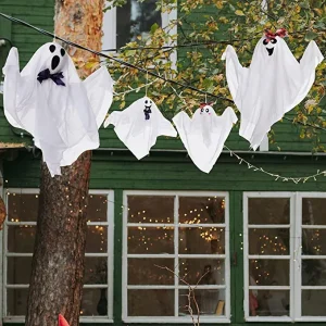 4pcs Halloween Hanging Ghost Decoration 18.5in