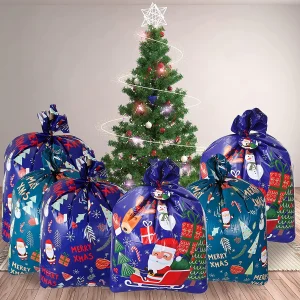Funnlot Assorted Christmas Gift Bags 26PCS Christmas Gift Bag Sets With Tissue Paper Christmas Bags Assorted Sizes Recycled Gift Bags With 26pcs Tissue Paper Christmas Gift Tags 2 Xl, 4 Large, 12 Medium,8 Small 