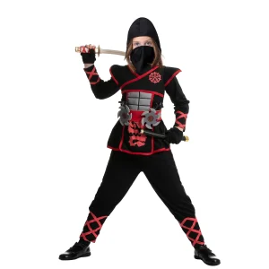Girls Birdy Red Ninja Halloween Costume
