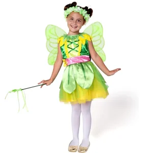 Girls Green Fairy Halloween Costume