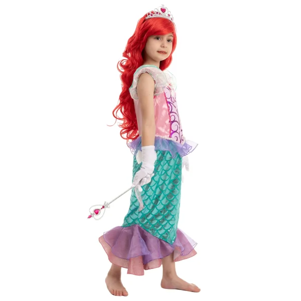 Girls Mermaid Princess Halloween Costume