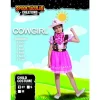 Girls Pink Cowgirl Halloween Costume