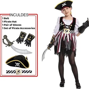 Girls Pirate Seven Seas Halloween Costume