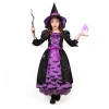 Girls Purple Witch Halloween Costume