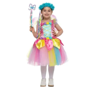 Girls Unicorn Rainbow Fairy Halloween Costume