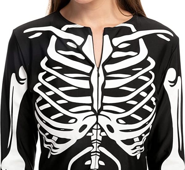 Glow in The Dark Womens Skeleton Costume