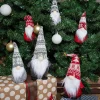 6pcs Christmas Family Gnome Plush Decorations Set