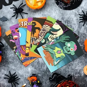 Halloween 3D Pop-out Greeting Cards, 72 Pcs