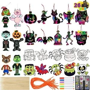 26pcs Kids Halloween Craft Kits