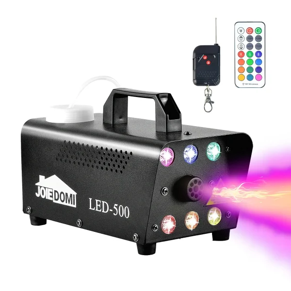 Halloween Fog Machine with 6 Color LED Lights 500w