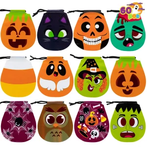 108Pcs Halloween Goody Bags with Drawstring