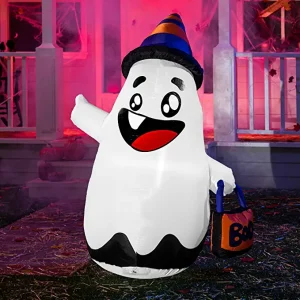 5ft Inflatable LED Halloween Wicked Ghost Decoration