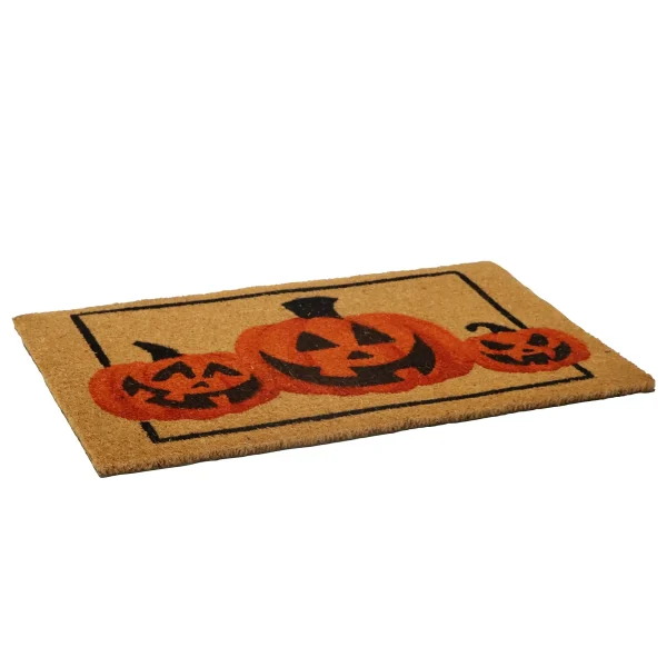 Halloween Pumpkin Patterned Doormat 30in x 17in