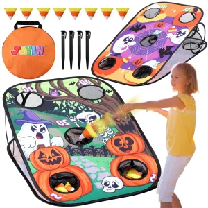 Halloween Toss Game Board with Bean Bag for Kids