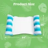2pcs 4 in 1 Hammock Inflatable Pool Float