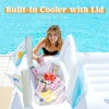 Inflatable Yacht Boat Pool Raft with Cooler
