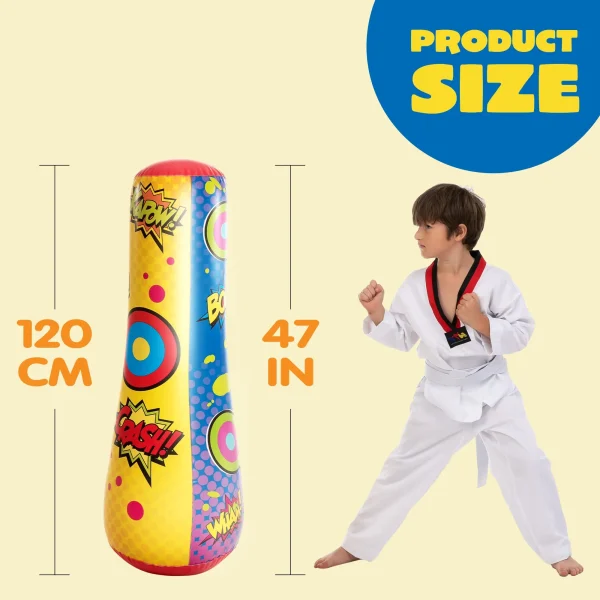 47in Kids Inflatable Bopper with Bounce Back Action