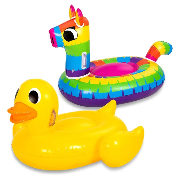 2pcs Duck and Llama Inflatable Pinata Pool Float