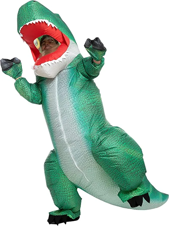 T rex inflatable costume for adult