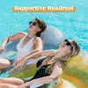 3pcs Adult Inflatable Pool Float Chair Lounger