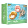 3pcs Adult Inflatable Pool Float Chair Lounger