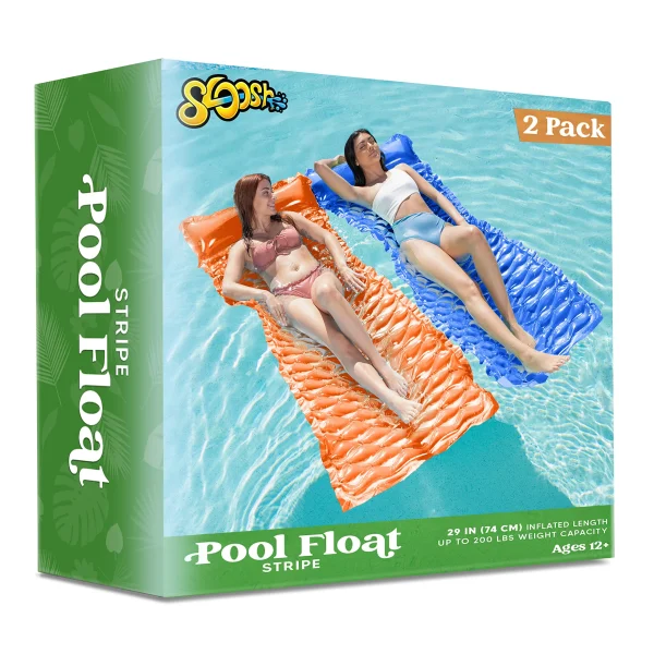 2pcs Inflatable Floating Swimming Pool Mattress