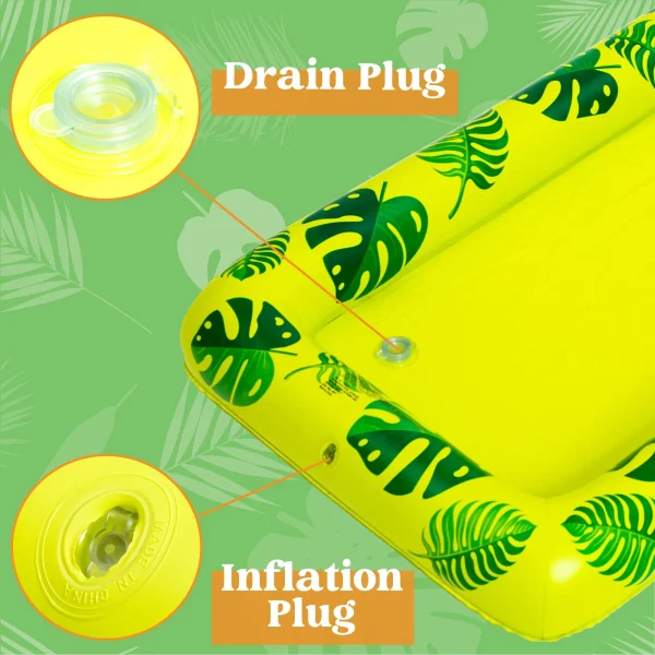 3pcs Tropical Inflatable Serving Bar with Hand Pump