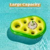 Inflatable Avocado Cooler Drink Holder Floating Tray - SLOOSH