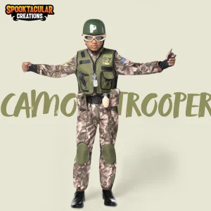 Kids Army Trooper Halloween Costume
