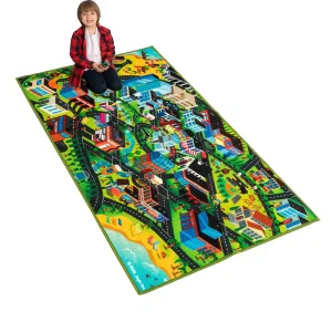 Kids Carpet Play 3D City Life Car Mats