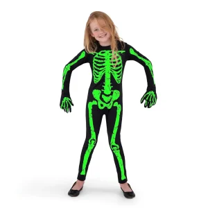 Kids Glow in the Dark Skeleton Halloween Costume